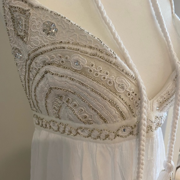 White Embezzled Halter Top/Dress NWT (UK) - Picture 2 of 4